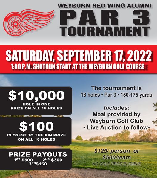 Limited spots remain for the Weyburn Red Wings Alumni Golf Tournament
